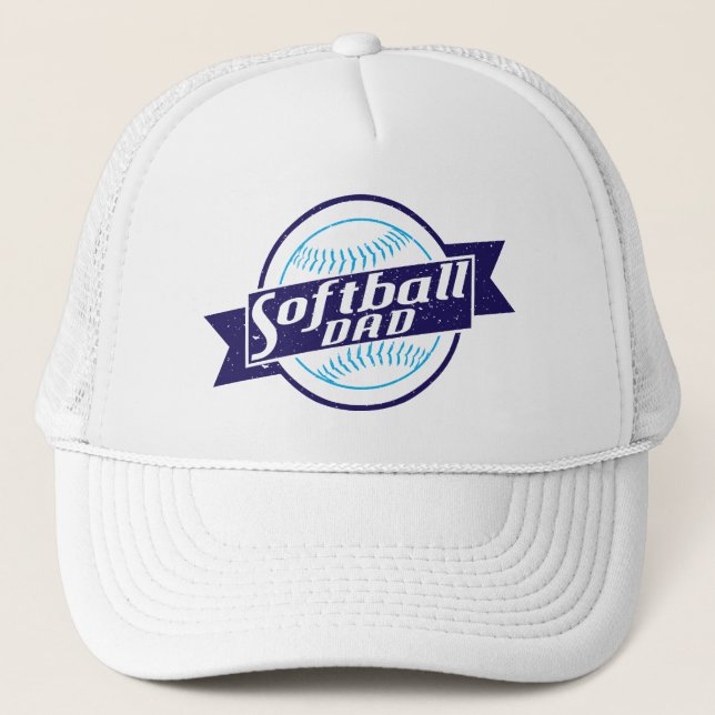 Softball Dad Truckerkappe (Vorderseite)
