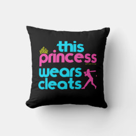 Softball: Diese Prinzessin Wears Cleats - Golly Kissen
