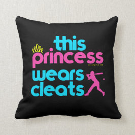 Softball: Diese Prinzessin Wears Cleats - Golly Kissen