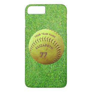Softball Dirty Name Team Nummer Ball Phone Case