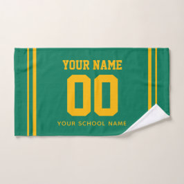 Softball-Einzelbestellungen Trikot Nummer & Name,  Handtuch