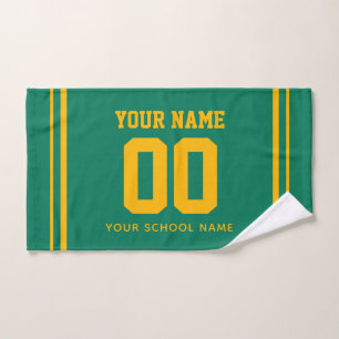 Softball-Einzelbestellungen Trikot Nummer & Name, Handtuch
