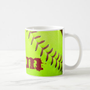 Softball Gelb Fast Pitch 8U 10U Kaffeetasse