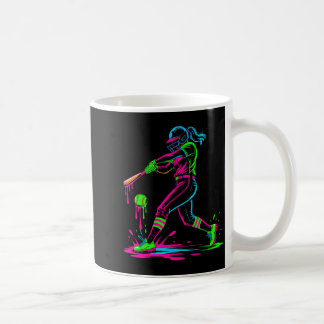 Softball girl ice cream softball drip  kaffeetasse