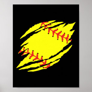 Softball-Grafik _1 Poster