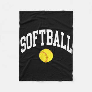 Softball-Grafik Fleecedecke