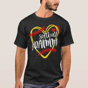 Softball GRAMMY Grandma Softball Softball Herz  T-Shirt