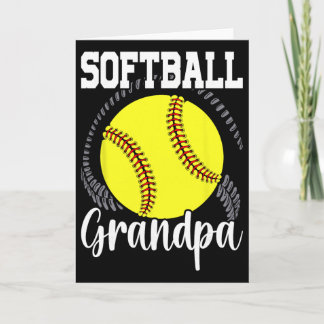Softball Grandpa Grandfather Father's Day _1  Karte