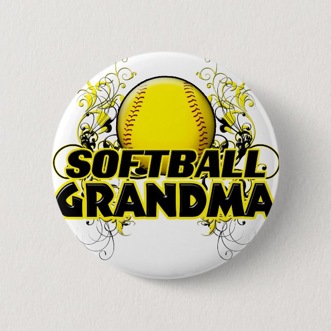 Softball-Großmutter (Kreuz) .png Button (Vorderseite)