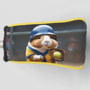 Softball Guinea Pig, Golf Putter Cover Headcover