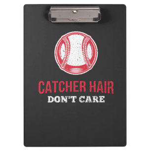 Softball - Hair für Fänger egal Klemmbrett