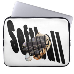 Softball Handschuhe Logo, 13 Zoll Laptop-Sieb. Laptopschutzhülle