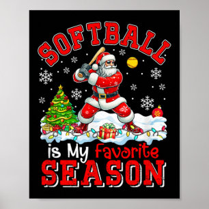 Softball ist die Lieblings-Jahreszeit-Kostümspiele Poster