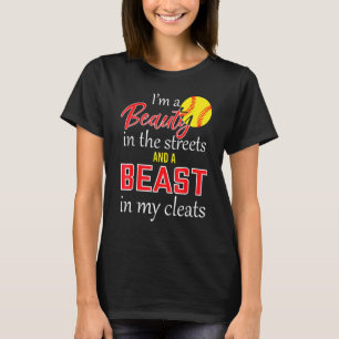 Softball ist eine Schönheit auf den Straßen und ei T-Shirt
