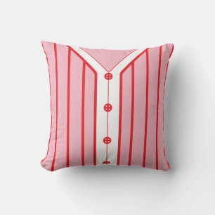 Softball Jersey Name & Number Template Pillow Kissen