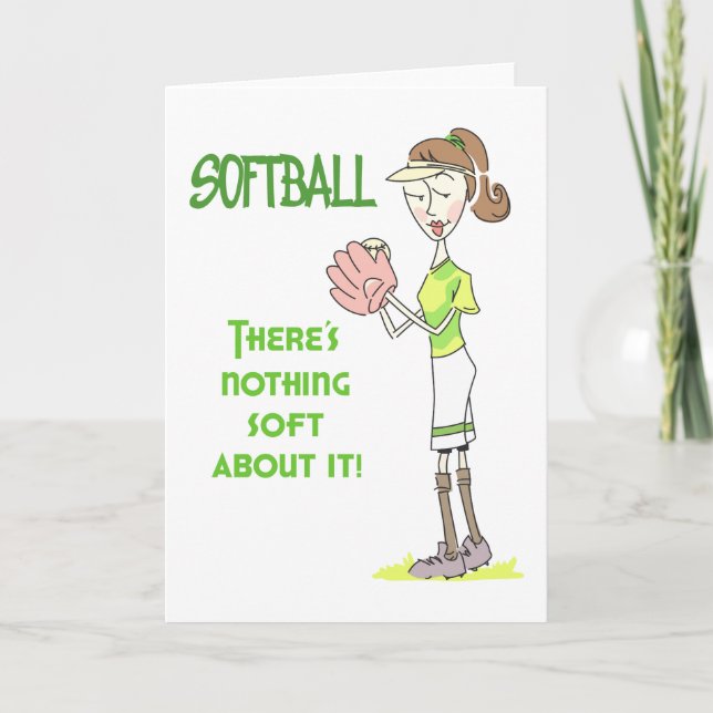  Softball Karte (Vorderseite)