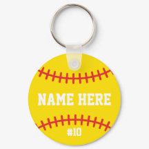 Softball Keychain Girls Team Cheap Athletes Player