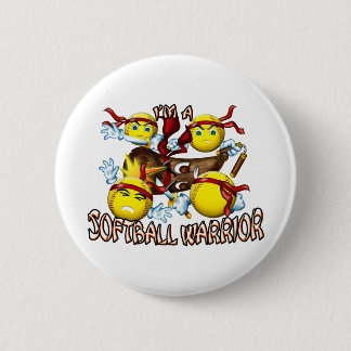 Softball-Krieger Button