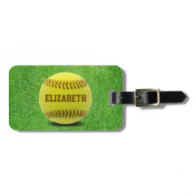 Softball-kundenspezifischer Ball-Gepäckanhänger