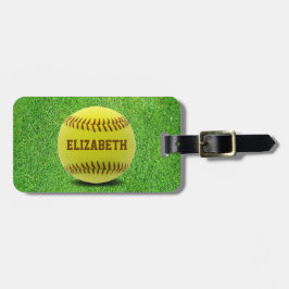 Softball-kundenspezifischer Ball-Gepäckanhänger Gepäckanhänger