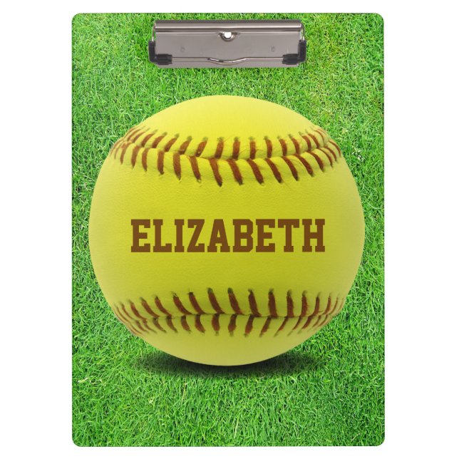 Softball-kundenspezifisches Ball-Klemmbrett Klemmbrett (Vorderseite)