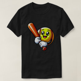 Softball lächelt: Streit um Spaß! T-Shirt