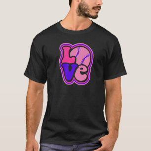 Softball-Liebe für jugendliche Mädchen & Frauen Li T-Shirt