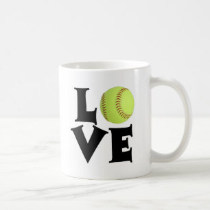 Softball-Liebe Kaffeetasse