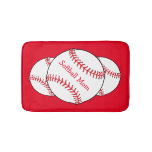 Softball Mama Bath Matts Badematte