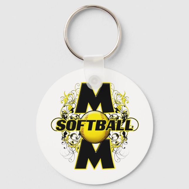 Softball-Mama (Kreuz) copy.png Schlüsselanhänger (Vorderseite)