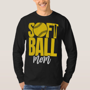 Softball Mama Life Paddle Funny Mother Day Player T-Shirt