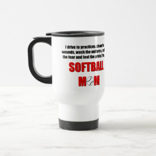 Softball-Mama-personalisierte Tasse