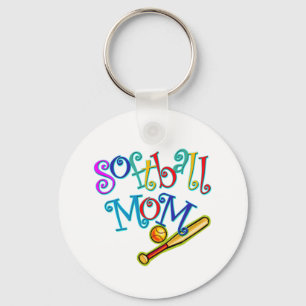 Softball-Mama Schlüsselanhänger