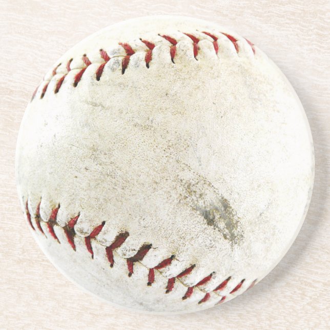 Softball-Mannschaftsspieler Sandstein Untersetzer (Vorne)