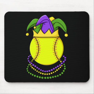 Softball Mardi Gras Karneval Golfturnier Mousepad