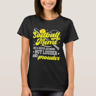 Softball Meme Definition Meme Of A Softball Player T-Shirt