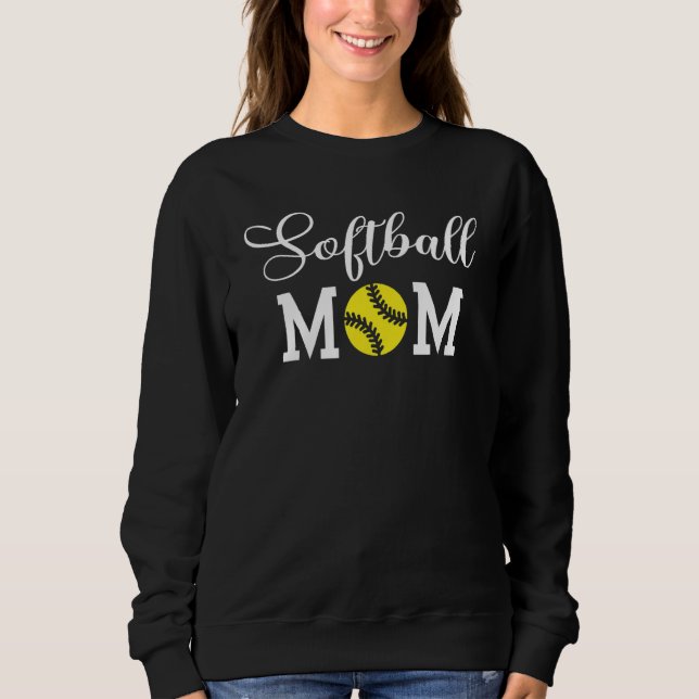 Softball Mom Sweatshirt (Vorderseite)