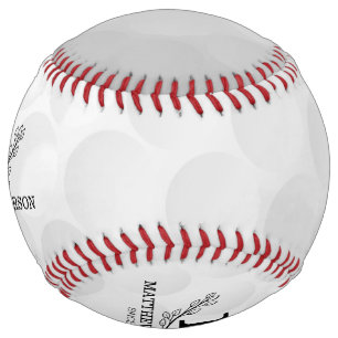 Softball Motif de balle de golf personnalisé Nom Monogramme
