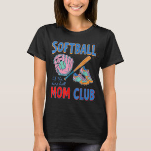 Softball-Mutter-Club schlag den verdammten Ball  T-Shirt