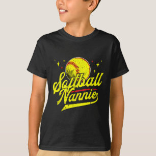 Softball Nannie eines Softball-Spielers Nannie T-Shirt