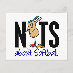 Softball Nut 2 Postkarte
