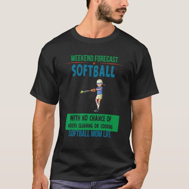 Softball ohne Möglichkeit der Hausreinigung oder d T-Shirt (Vorderseite)