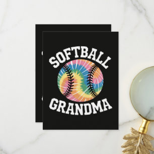 Softball-Oma Dankeskarte