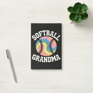 Softball-Oma Post-it Klebezettel
