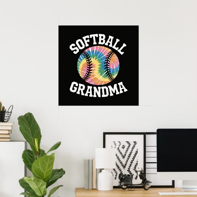 Softball-Oma Poster (Heimbüro)