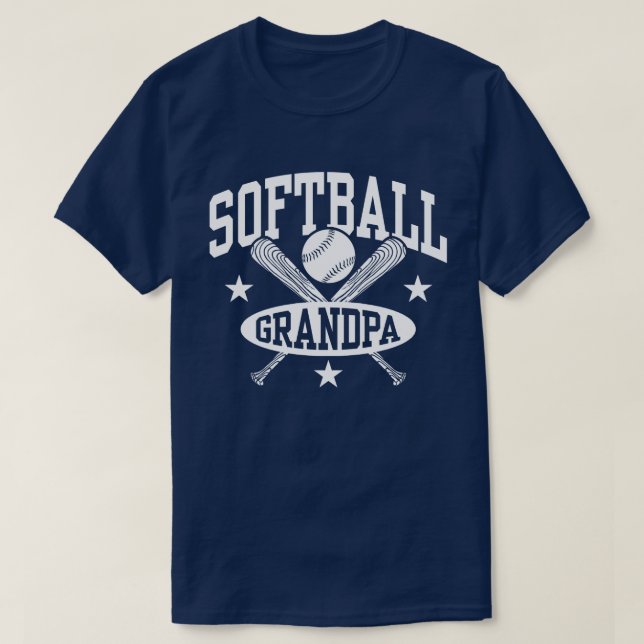 Softball Opa T-Shirt (Design vorne)