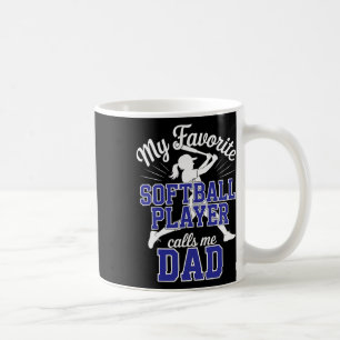 Softball Papa Mein Lieblings-Softball-Tochter Dadd Kaffeetasse