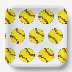 Softball Party Paper Teller