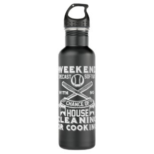 Softball Player Coach Fan Funny Quotes 71 Spieler Edelstahlflasche