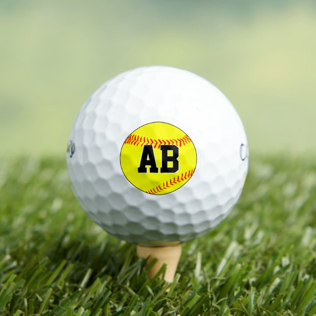Softball-Player/Coach-Kundenbriefe/Nummernsport Golfball (Insitu T-Shirt)
